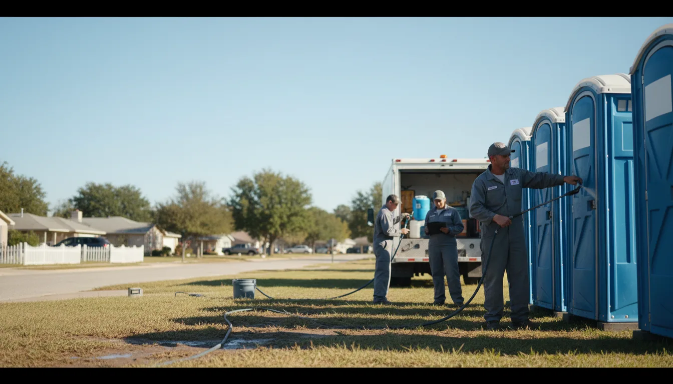 Long-Term Portable Toilet Rental in Lockhart, TX near me